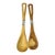 Early 20th Century African Serving Spoon Set - a Pair For Sale