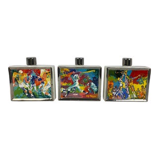 Late 20th Century Porcelain Decanters LeRoy Neiman Decorative Sports Memorabilia - Collection 3 For Sale