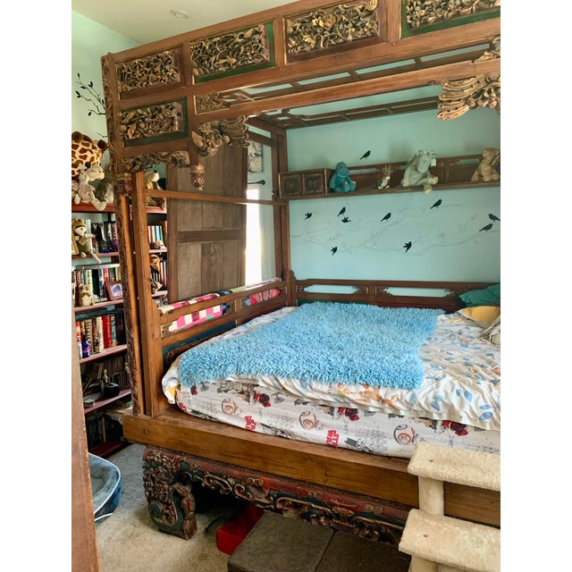 Wood Late 18th-Early 19th Century Chinese Marriage Bed For Sale - Image 7 of 16