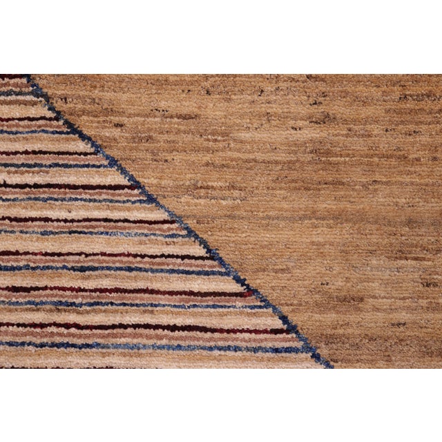 Boho Chic Gabbeh Red/Brown Wool Rug - 4'11'' X 7'1'' For Sale In New York - Image 6 of 10