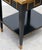 2010s Black Laquer and Brass Greek Key End Table For Sale - Image 5 of 9