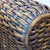 Ralph Lauren Woven Rattan Lounge Chair With White Cushions For Sale - Image 11 of 13