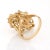 Vintage Diamond Butterfly 14k Yellow Gold Ring Size 10.5 For Sale In Los Angeles - Image 6 of 7