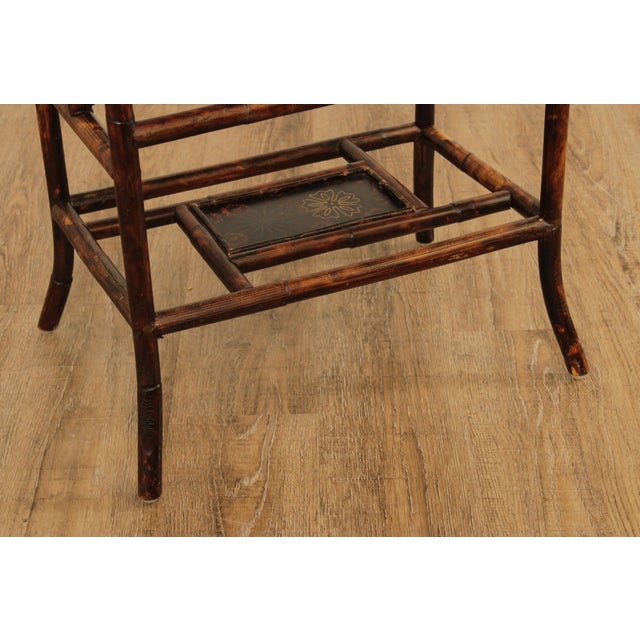 Vintage Bamboo Magazine Rack For Sale In Philadelphia - Image 6 of 13