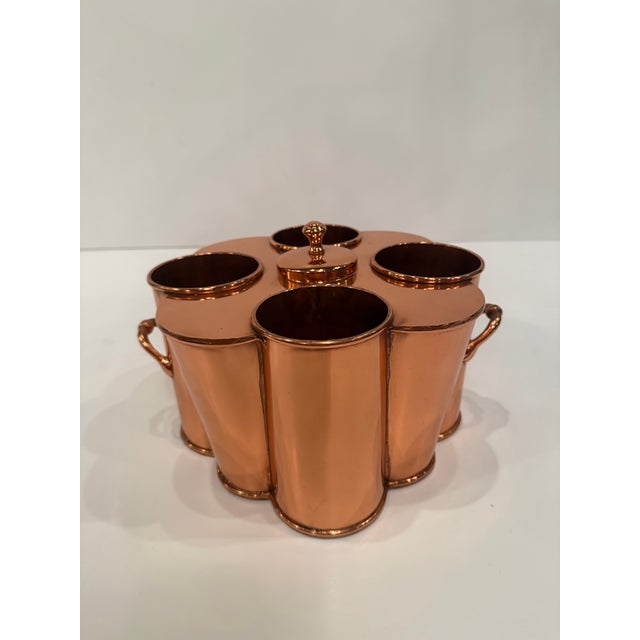 French Perrier Copper Wine Cooler For Sale - Image 3 of 10