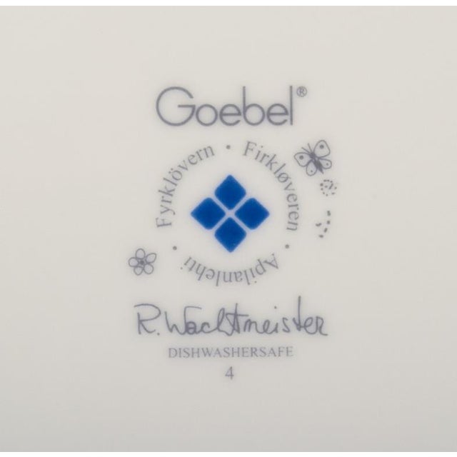 Ceramic Dinner Plates with Cat Motifs by Rosina Wachtmeister for Goebel, Germany, Set of 6 For Sale - Image 7 of 8