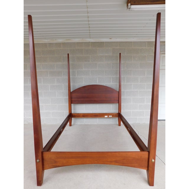 Ethan Allen American Impressions Full Size Shaker Style Tester Poster Bed For Sale In Philadelphia - Image 6 of 12