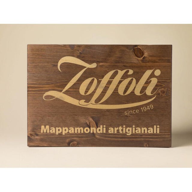 Apricot Trilogy Globe by Zoffoli Mappamondi For Sale - Image 6 of 8