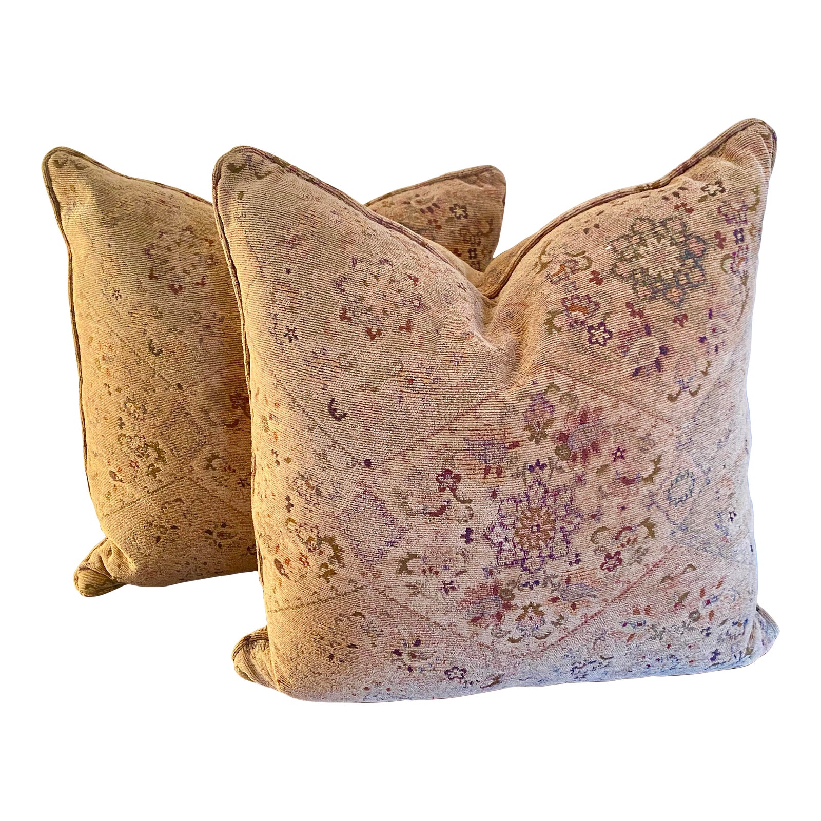 Vintage Lexington Persian Rug Style Pillows a Pair Chairish