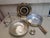 Mid 20th Century Hollywood Regency Black Gold Dorothy Draper Style Food Chafing Dish Warmer & Skillet Set For Sale In Cleveland - Image 6 of 8