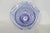 Mid Century Modern Murano Art Glass Serving Bowl With Cobalt Blue Striping 4860b For Sale - Image 9 of 12