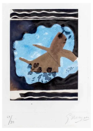 Georges Braque, Migration, Etching, 1962