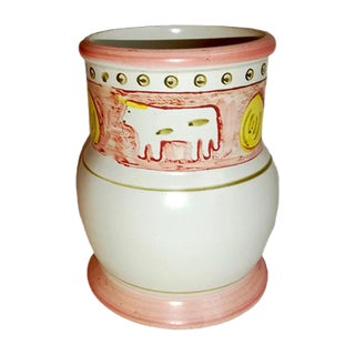 Mid-Century Italian Ceramic Vase from Le Ceramiche di Positano For Sale