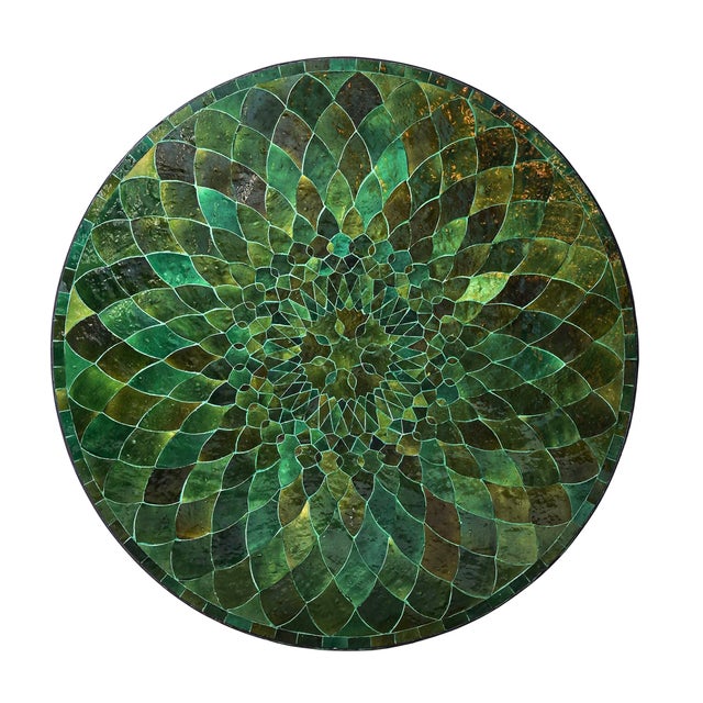 New special order item. Not vintage. Crafted in Morocco's famed region for pottery, the centuries-old Zellige tile...