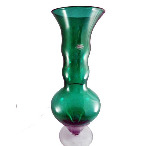 Blenko Art Glass Floor Vase Chairish