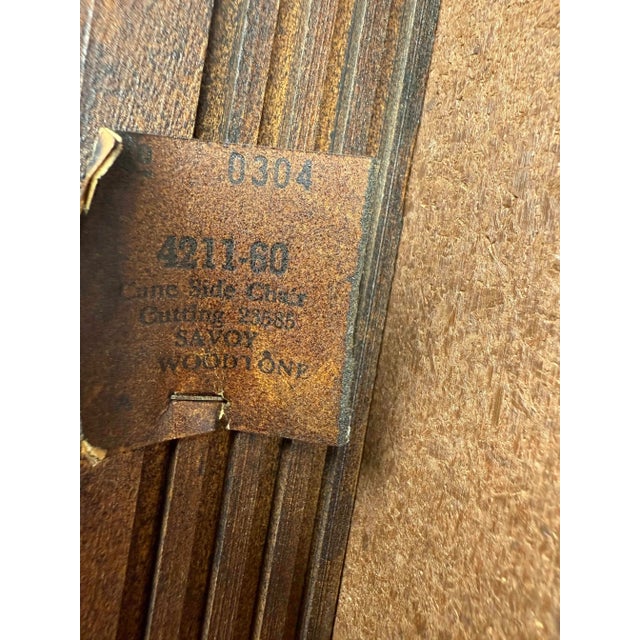 Stanley Cane Dining Chairs - Set of 6 For Sale - Image 11 of 11