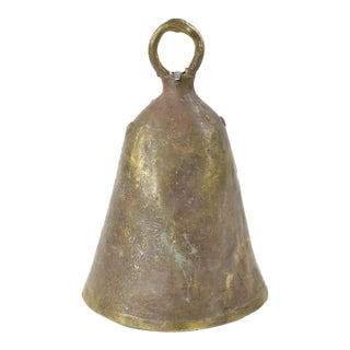 Early 20th Century Benue Brass Bell Nigeria For Sale