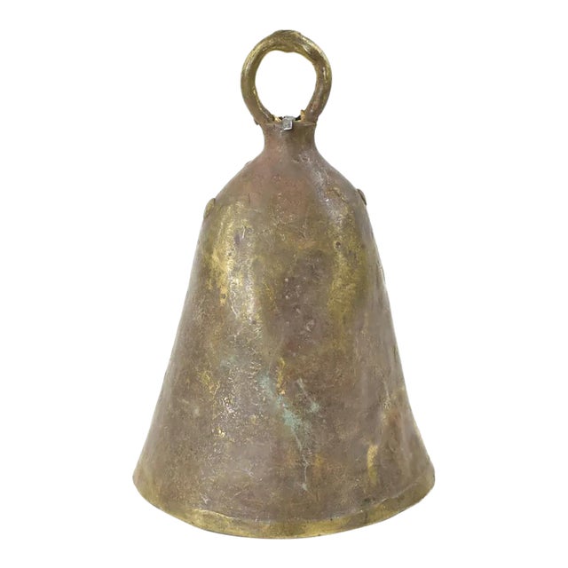 Early 20th Century Benue Brass Bell Nigeria For Sale
