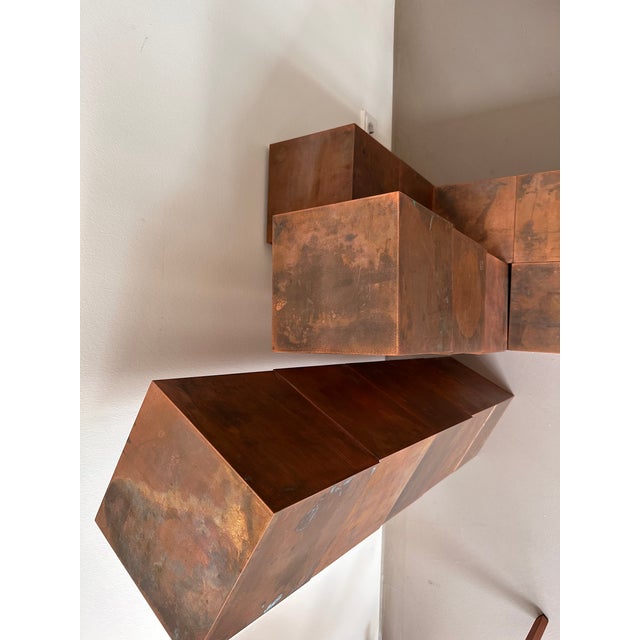 Metal Paul Kelley, Magnetic Copper Cubes, 2000s, Copper, Set of 10 For Sale - Image 7 of 12