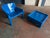 Plastic Blue Model Vicario Chair by Vico Magistretti for Artemide, 1970s For Sale - Image 7 of 9