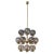 Large Brass Chandelier by Holger Johansson, Sweden, 1970s For Sale - Image 12 of 12