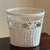 Mid-20th Century Oval Painted Wicker Wastepaper Basket For Sale - Image 10 of 12