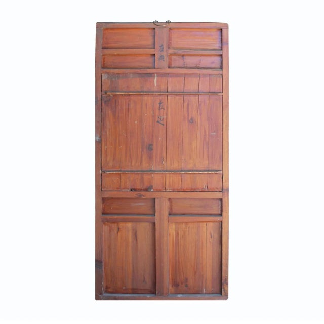 Chinoiserie Chinese Vintage Round Porcelain Scenery Wood Wall Panel Art For Sale - Image 3 of 7