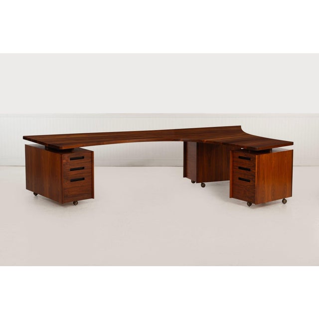 Vladimir Kagan Personal Custom Partner’s Desk, Kagan-Dreyfuss, New York 1950 For Sale - Image 9 of 18