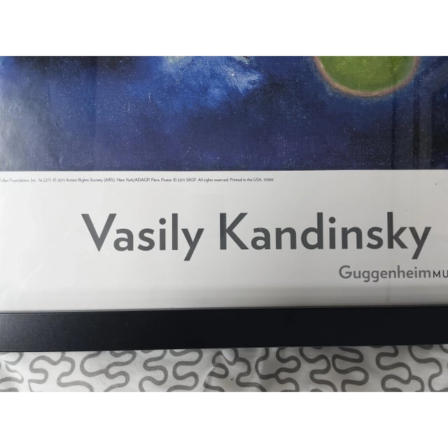 Abstract Expressionism Wassily Kandinsky Blue Painting Guggenheim Museum Poster For Sale - Image 3 of 4