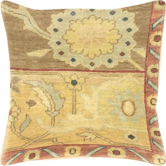 1960s Persian Heriz Pillow. Hand woven in the Mahal region of Iran. 522076