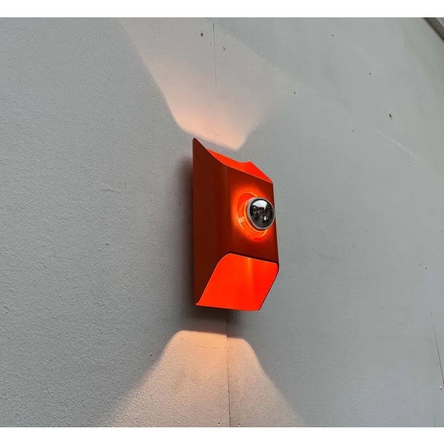 Mid-Century Space Age German Wall Lamp by Klaus Hempel for Kaiser Leuchten, 1960s For Sale - Image 12 of 18