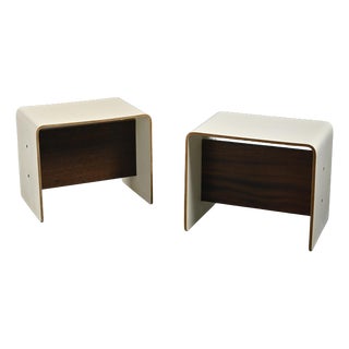 Bedside Tables by Pierre Guariche for La Plagne, 1968, Set of 2 For Sale