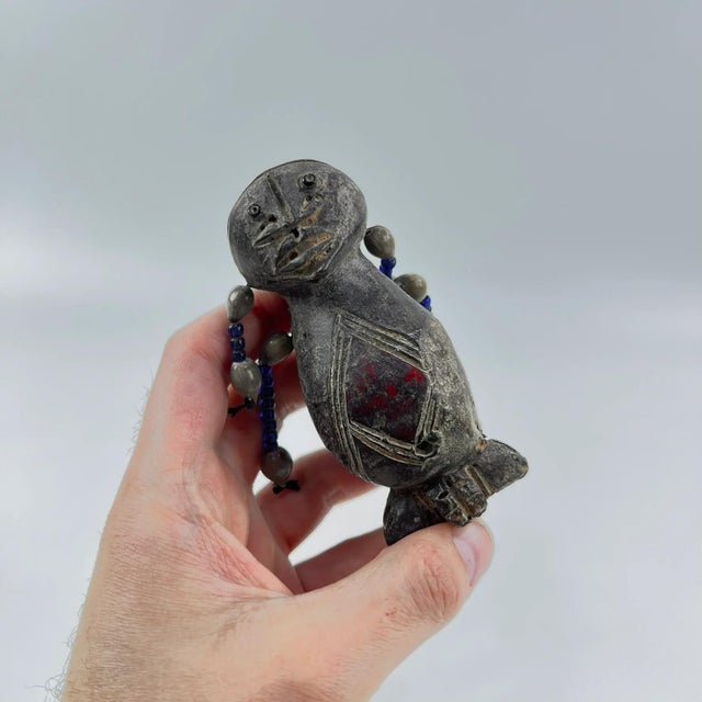 Early 20th Century Tikar Clay House God 4inch Cameroon For Sale - Image 4 of 8
