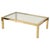 Italian Gilt Brass and Crystal Rectangular Coffee Table, Italy, 1970s For Sale - Image 13 of 13