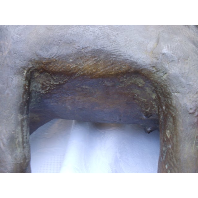 Large Elephant Sculpture in Brass, Copper, and Bronze, 1970s For Sale - Image 16 of 18