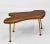 Brown Mid-Century Walnut & Brass Coffee Table in the Style of Carl Auböck, 1950s For Sale - Image 8 of 11