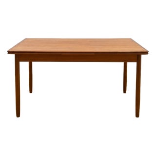 Vintage Danish Teak Table with Extensions, 1960s For Sale