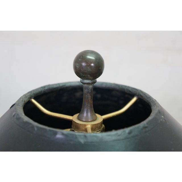 Maitland Smith Bronze Deco Monkey Candlestick Table Lamp 29" For Sale - Image 14 of 17