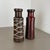 Fat Lava Pottery Vases attributed to Scheurich, Germany, 1970s, Set of 2 For Sale - Image 3 of 18