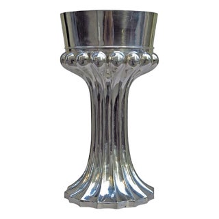Art Deco Period WollenWeber Silver Vase Austria circa 1930 For Sale