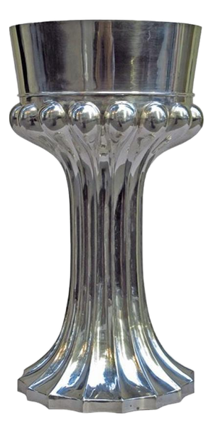 Art Deco Period WollenWeber Silver Vase Austria circa 1930