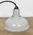 Vintage Industrial Beige Painted Ceiling Lamp For Sale - Image 12 of 17