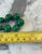 Mid 20th Century Mid 20th Century Green Nephrite Jade and Goldtone Spacer Beaded Necklace - 23" For Sale - Image 5 of 5