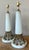 Mid 20th Century Vintage Regency Alabaster Lamps - A Pair For Sale - Image 5 of 7