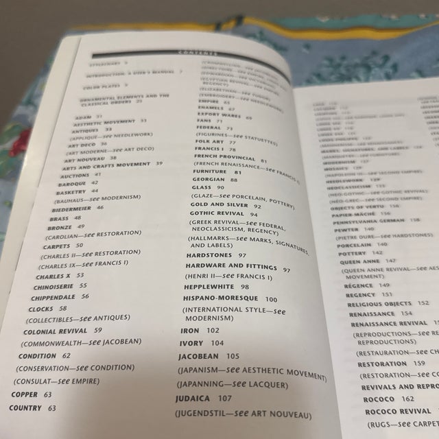 1990s Book AntiqueSpeak: A Guide to the Styles, Techniques, and Materials of the Decorative Arts, From the Renaissance to Art Deco For Sale - Image 5 of 6