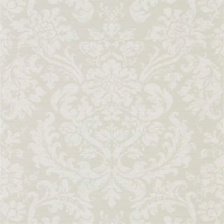Zoffany Tours Wallpaper in Silver - a Sample For Sale