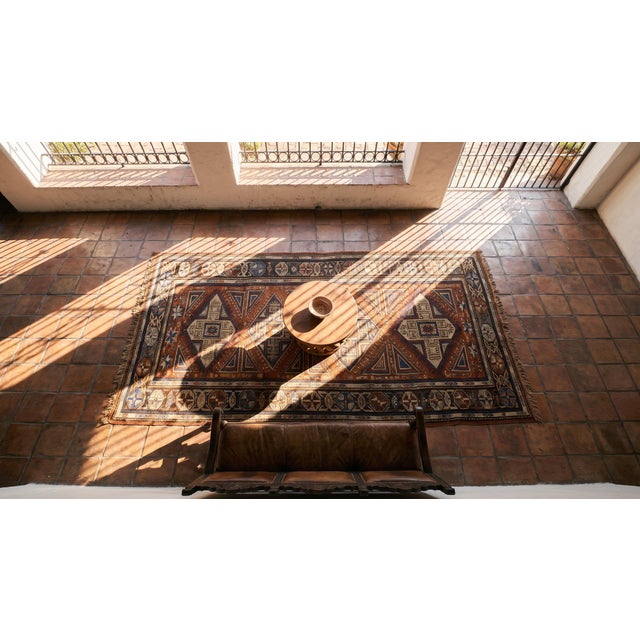 19th Century Caucasian Sumak Carpet For Sale - Image 10 of 12