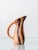 French mid-century faux bois earthenware pitcher by the Faïencerie de Saint-Jean-du-Désert, Marseille, circa 1950 — a...