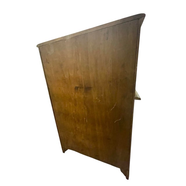 Wood 1950s Virginia Maple Tall Wood Dresser For Sale - Image 7 of 9