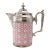 Victorian Graniteware Silverplate, and Enamel Coffee Pot Manning, Bowman & Co Circa 1890 For Sale